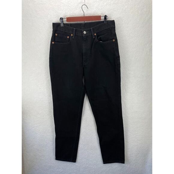 Levi’s 550 Relaxed Fit Jeans Men’s Size‎ 34x32 Black Straight Leg Denim Classic - Picture 2 of 9